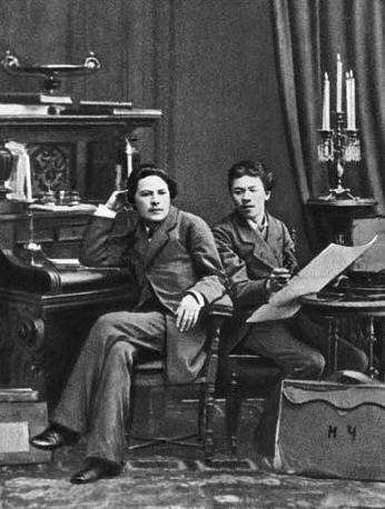 Антон и Николай Чеховы, 1882