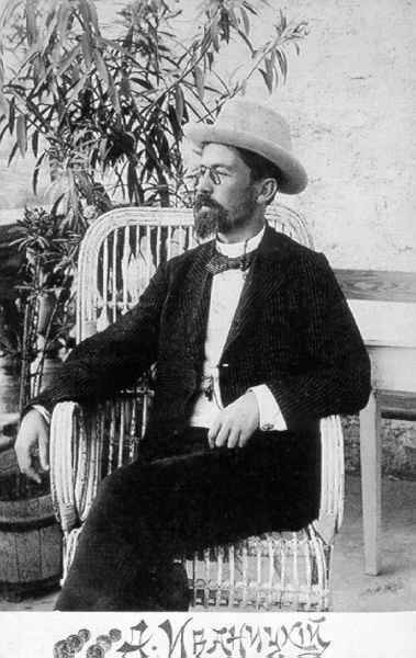 Антон Павлович Чехов. Фотография А. Иваницкого. Ялта, август 1901 г.