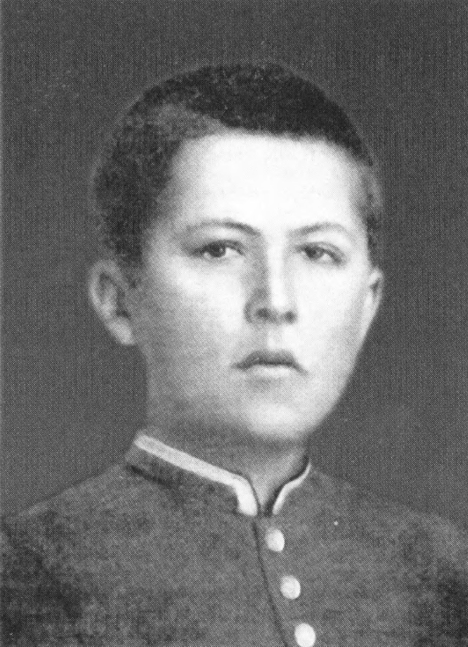 Антон Чехов. Фото 1874 г. (фрагмент)