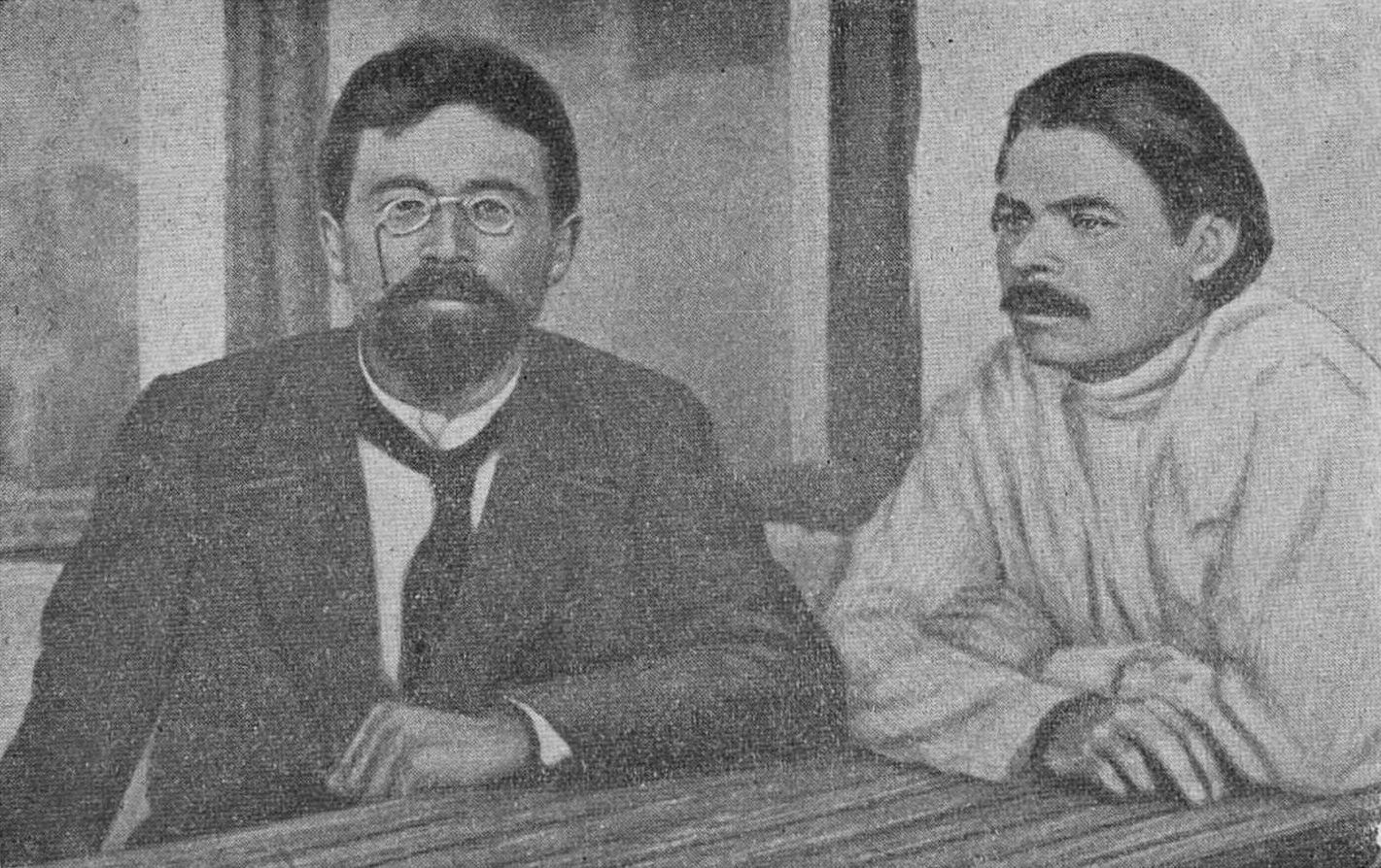 А.П. Чехов и А.М. Горький в Ялте (1901)