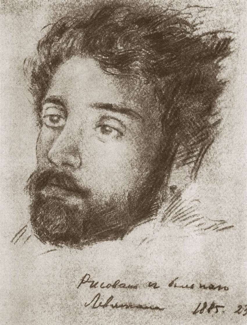 Н.П. Чехов. Портрет больного Левитана, 1885