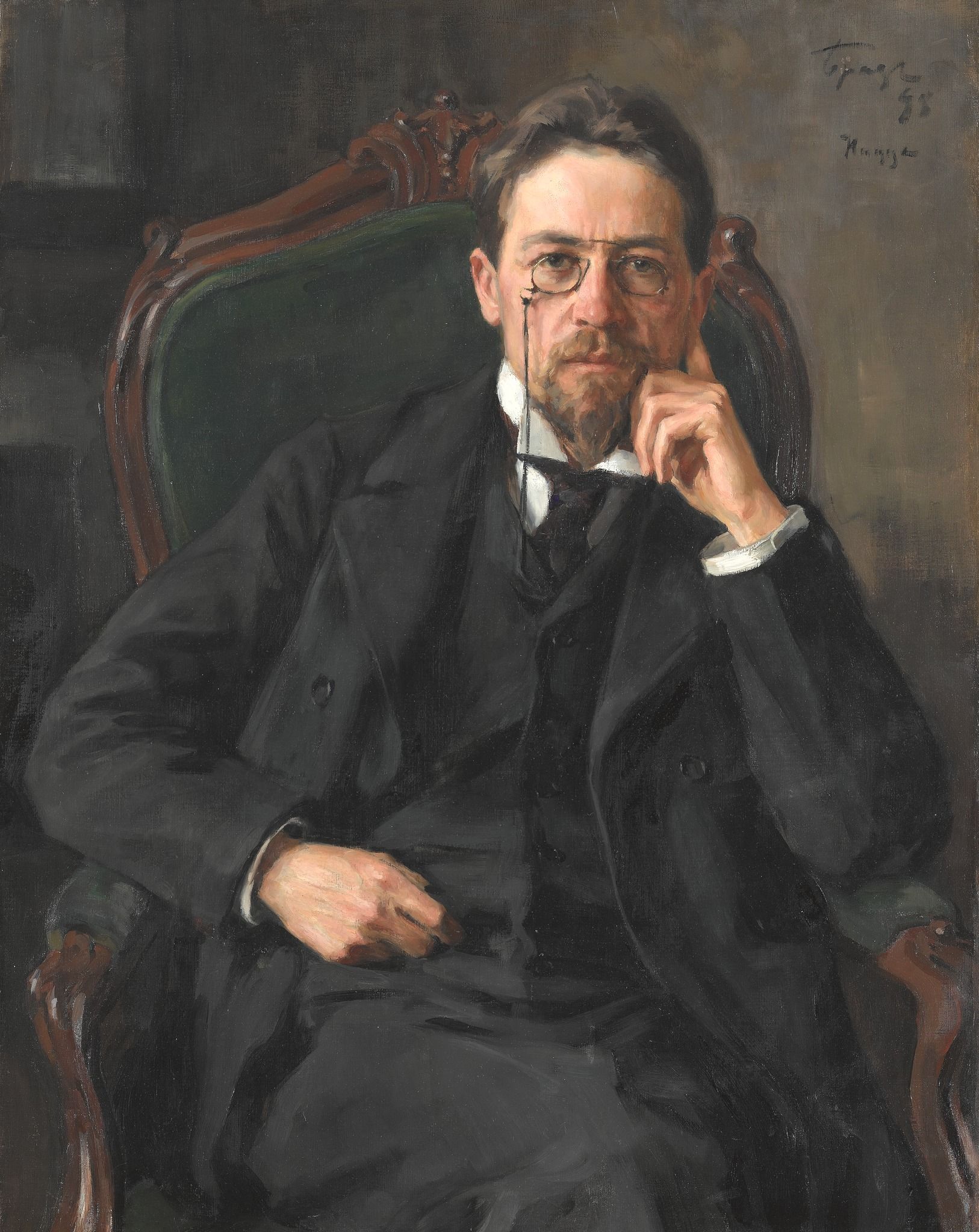 Портрет А.П. Чехова. И.Э. Браз (1872—1936). 1898 г.