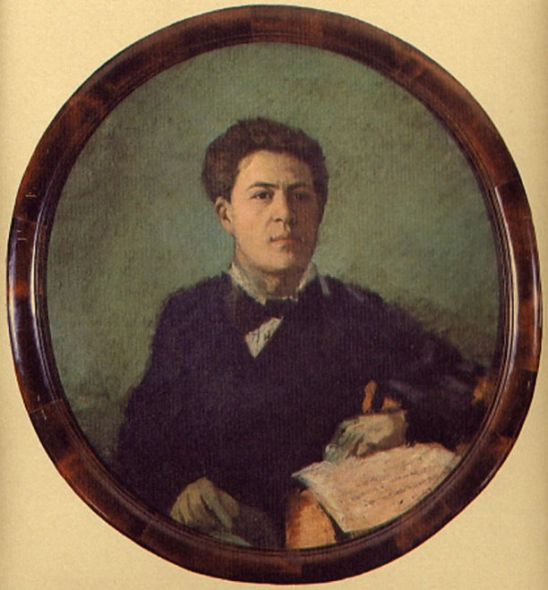 Портрет А.П. Чехова. Н.П. Чехов (1858—1889). Начало 1880-х гг.