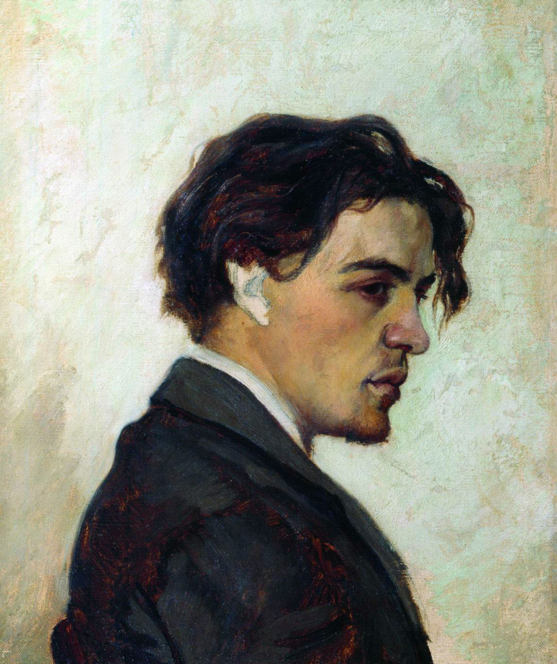 Портрет А.П. Чехова. Н.П. Чехов (1858—1889). 1884 г.