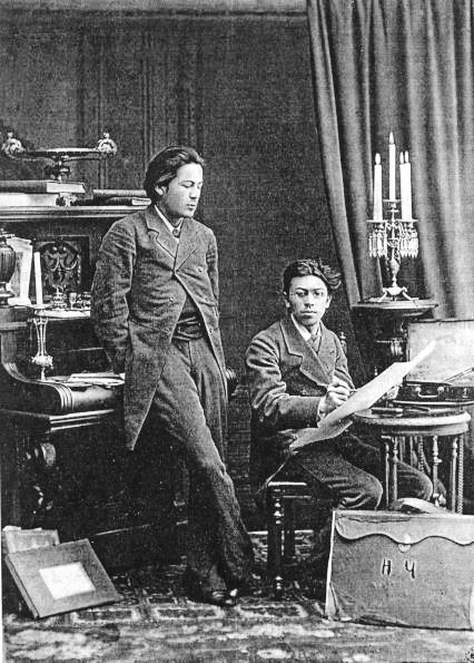Братья Антон и Николай Чеховы, 1882