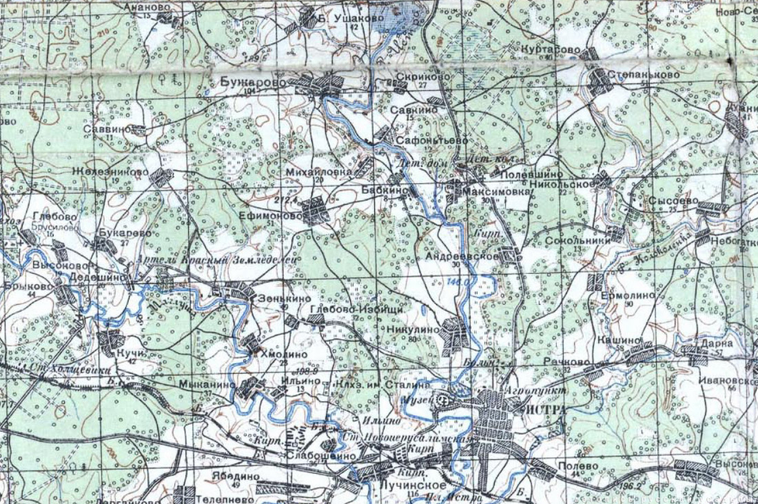 Бабкино. Карта 1942 г.