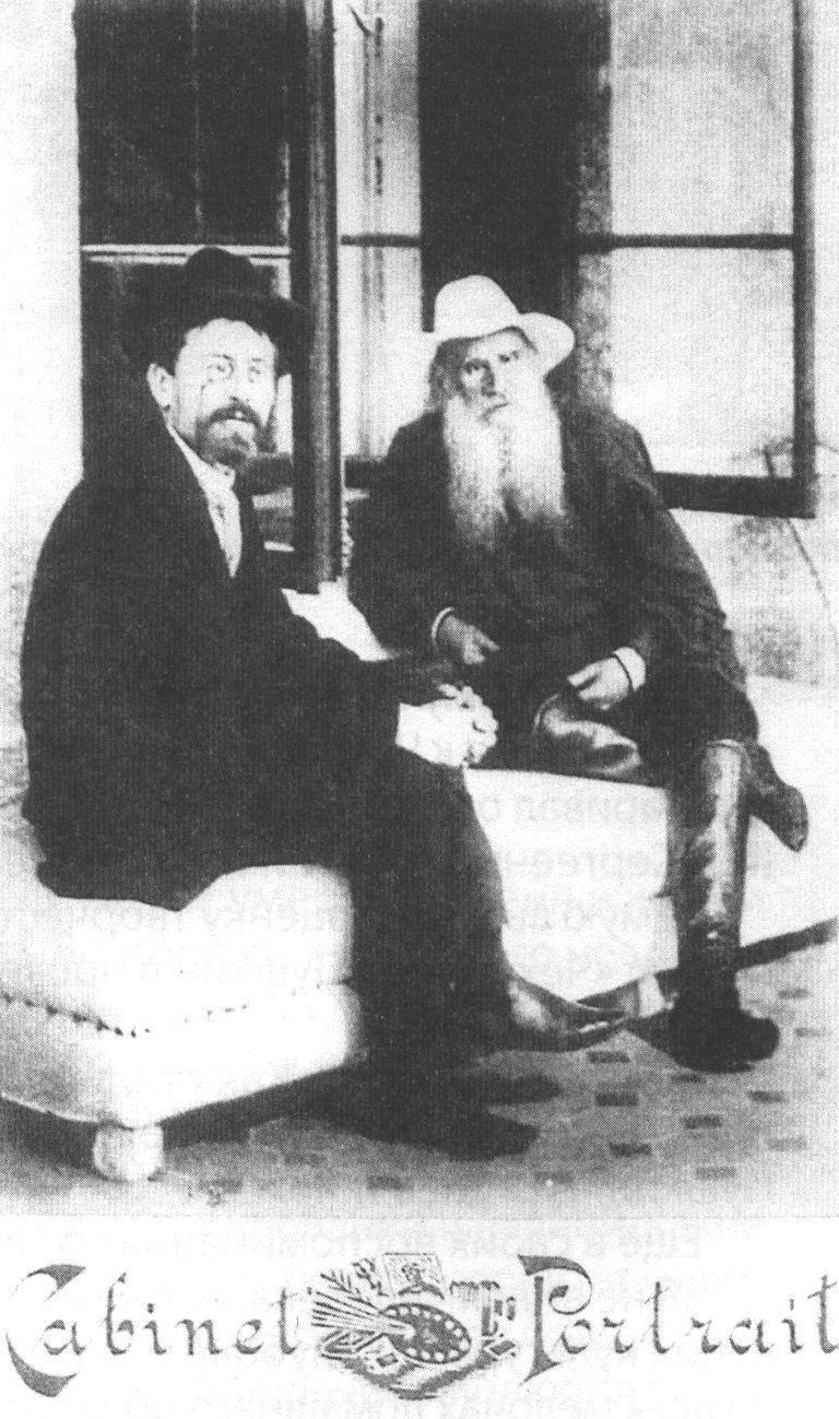 А.П. Чехов и Л.Н. Толстой