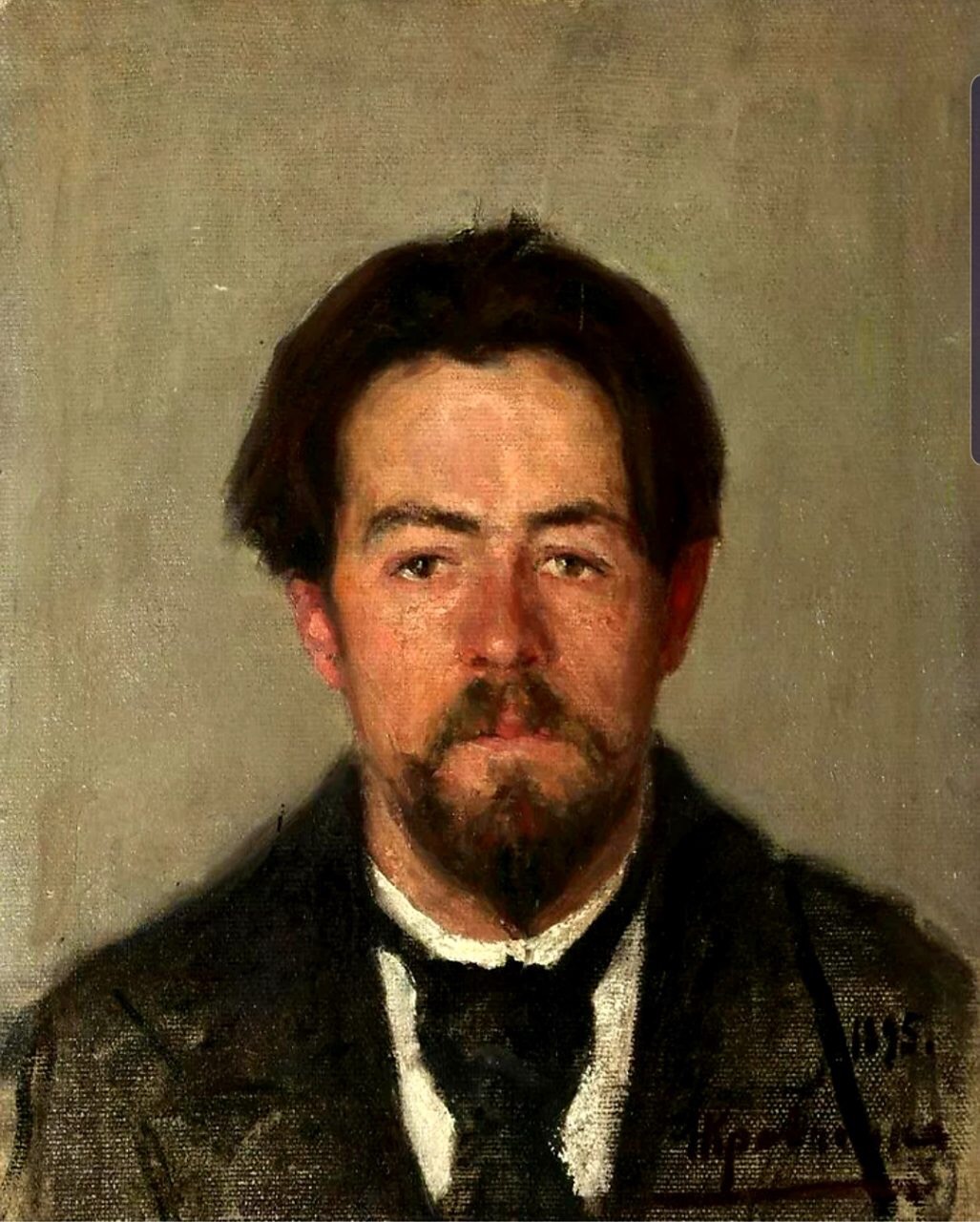 Портрет А.П. Чехова. Н.И. Кравченко (1867—1937). 1895 г.