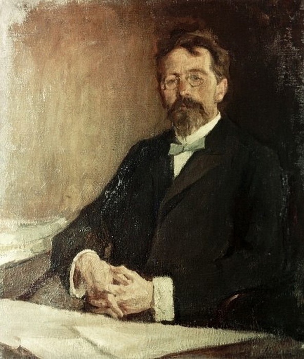 Портрет А.П. Чехова. Н.П. Ульянов (1875—1949). 1904 г.