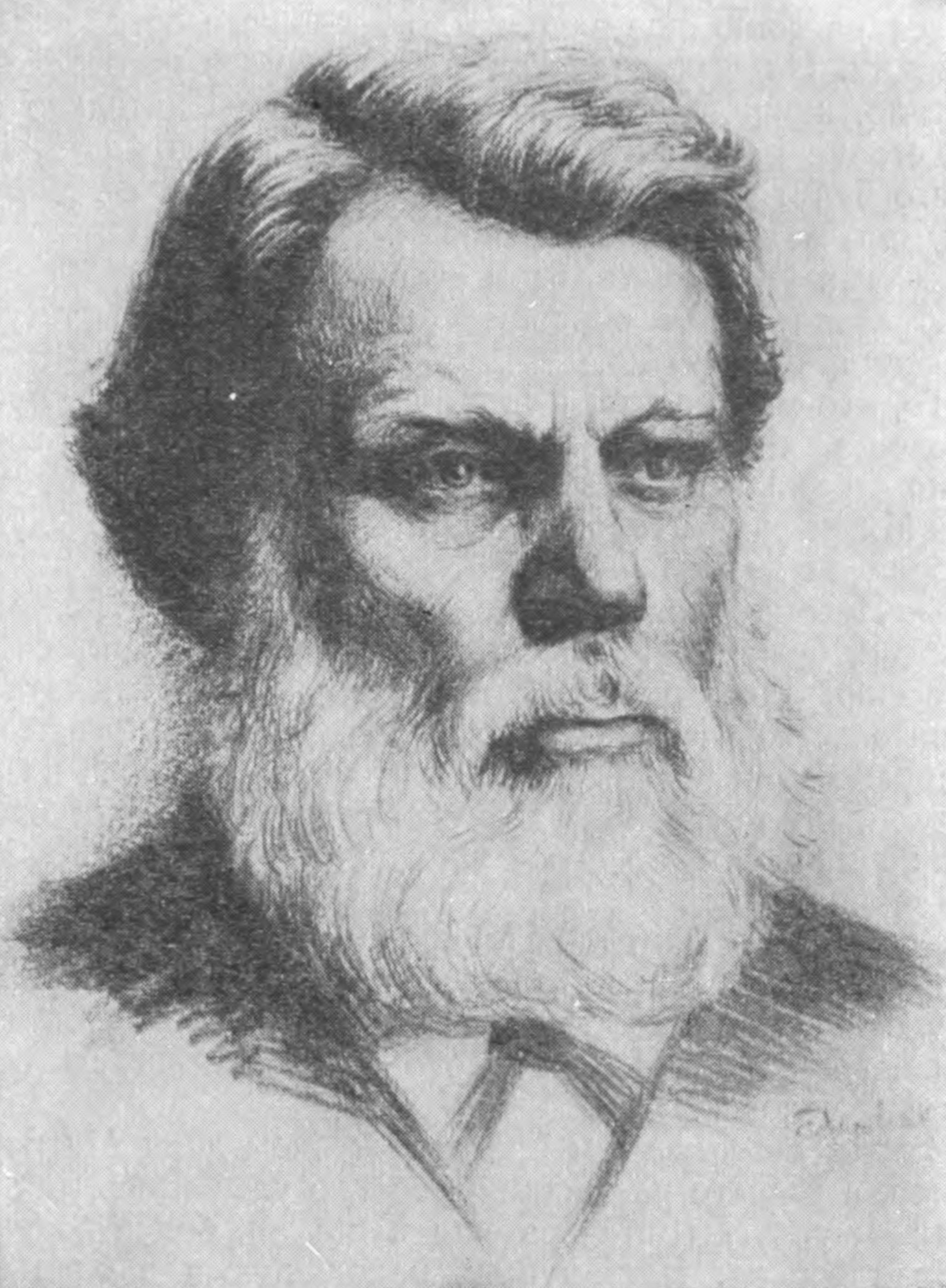 Егор Михайлович Чехов. Рисунок С.М. Чехова