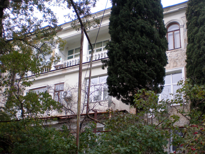 Южный фасад дома Сергея Елпатьевского в Ялте 