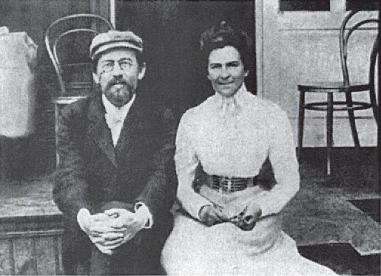 А.П. Чехов и О.Л. Книппер в Аксенове. 1901