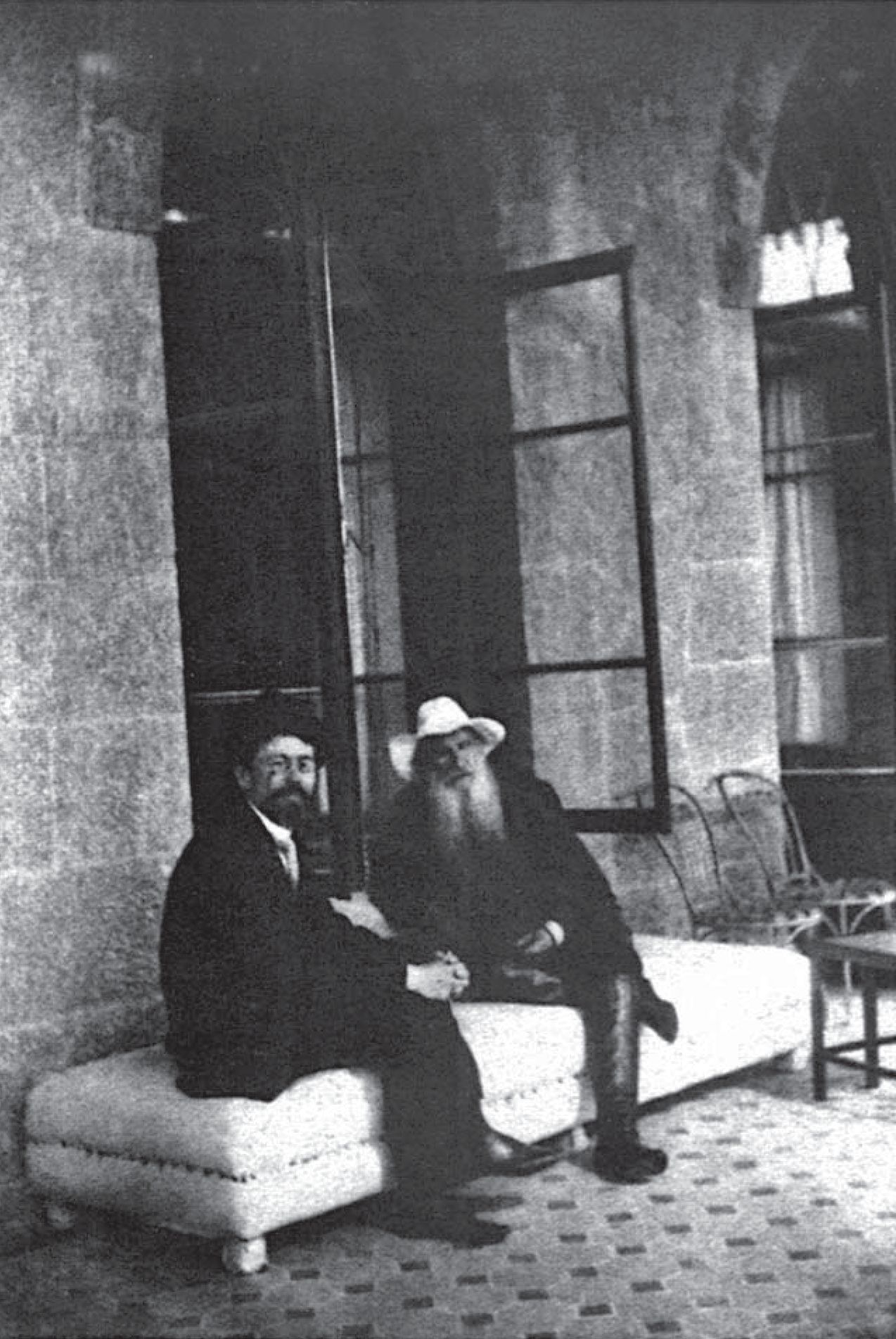 А.П. Чехов и Л.Н. Толстой. Гаспра, 12 сентября 1901 г.